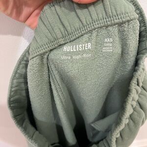 Hollister Sage Green Ultra High-Rise Joggers